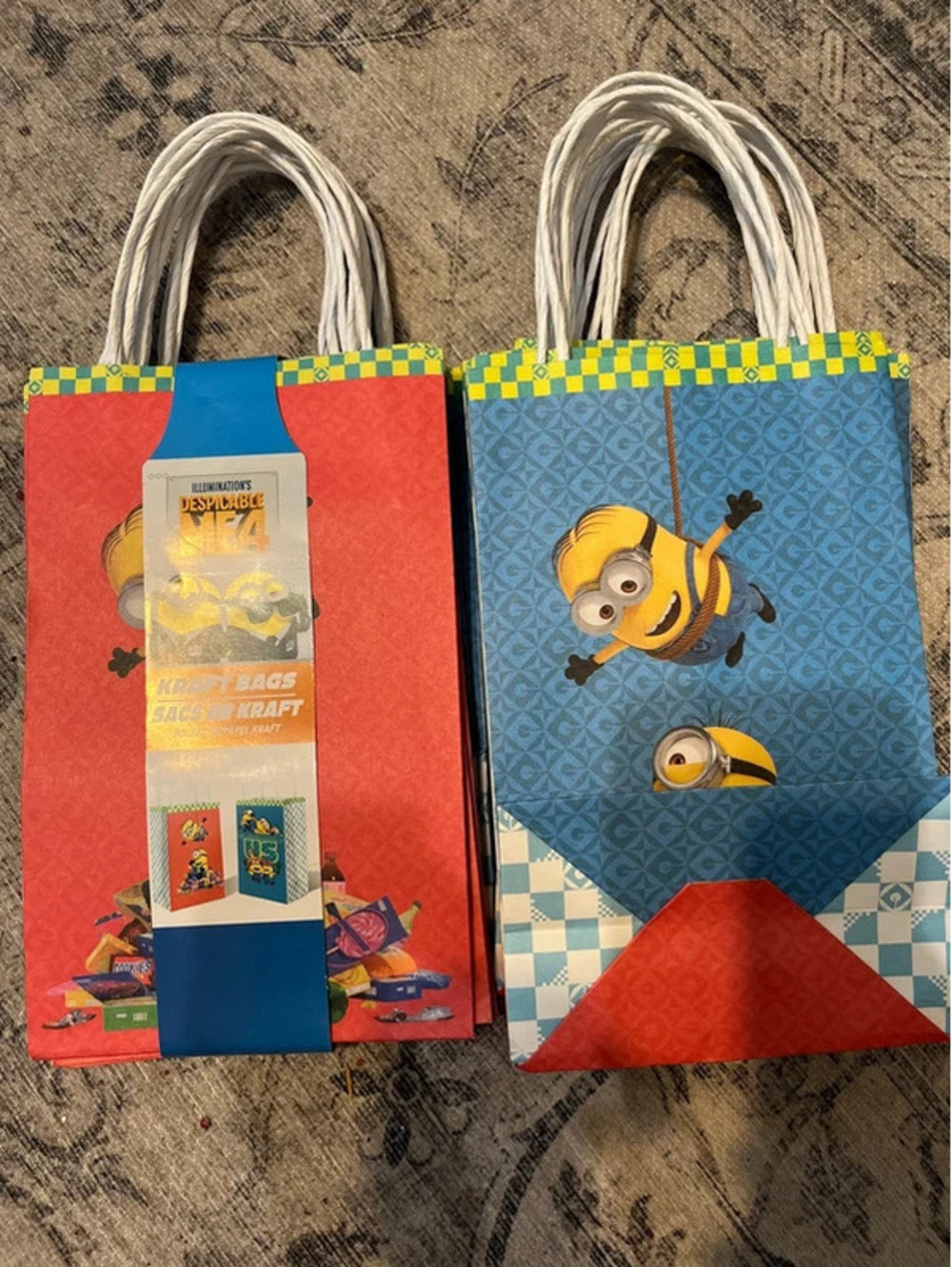 16 pc Despicable me 4 craft bags gift bags